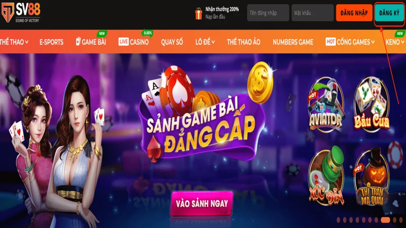 Đăng Ký SV88 Có Gì Đặc Biệt?