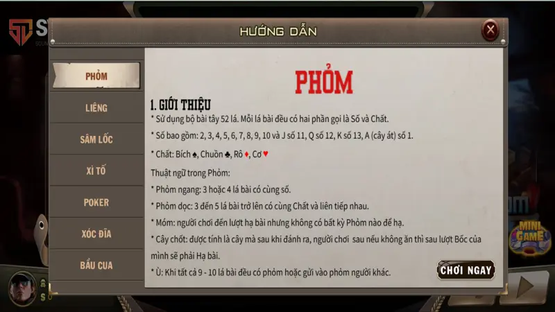 game bai sv88 0 9 Game bài Phỏm