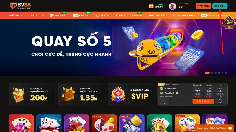hinh thuc rut tiennnnnnn (1) Hướng Dẫn SV88 Nạp Tiền