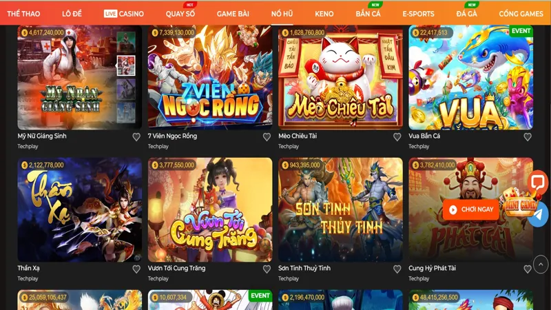 no hu Chơi game nổ hũ tại SV88
