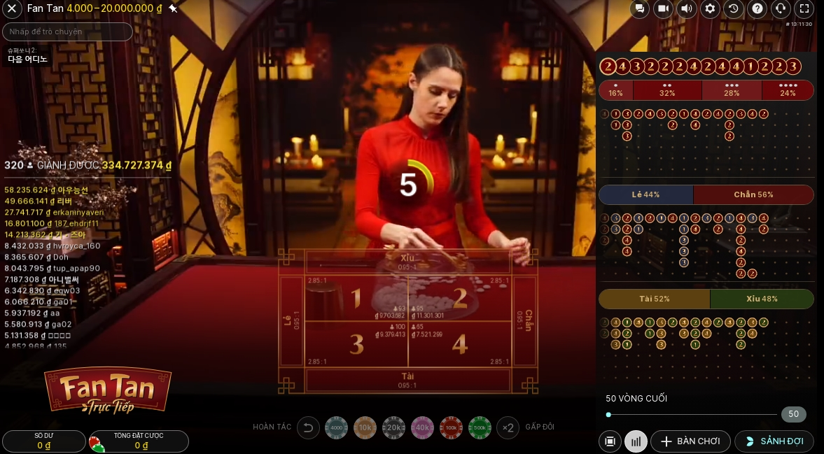 Tìm hiểu thông tin game casino Fantan cần biết