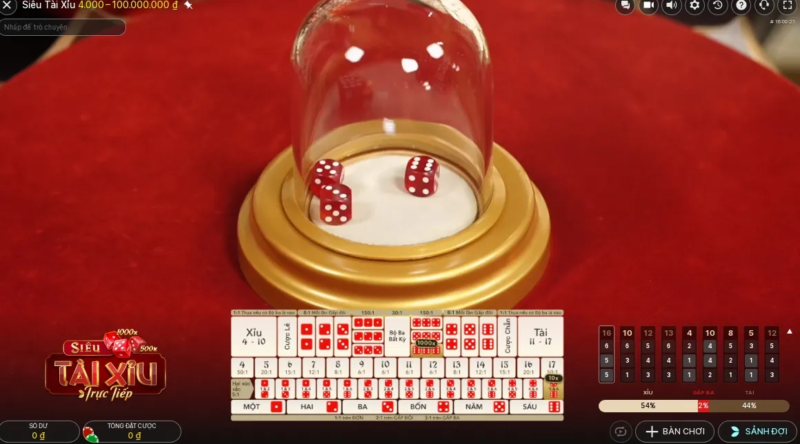 ván game casino Sicbo